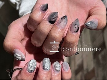 ボンボニエール(bonbonniere)の写真/【持ち込みOK◎140分アートし放題10500円】お得に可愛いdesignに♪憧れのネイルを楽しむ！