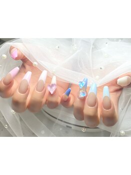 手描きアートが得意なサロン