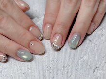 ネイルアンドアイラッシュスタジオ シュシュ(chouchou)/ガラスフレンチ