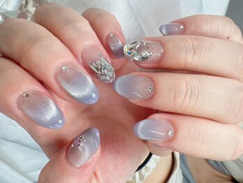 ビジューネイルズ 西川口店(bijou nails)/マグネットフレンチ