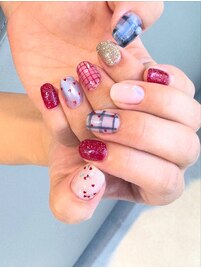 ハート／チェック