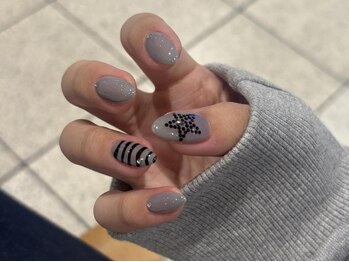 アイネイルズ 天神今泉店(I-nails)/【mami】ホロ星design