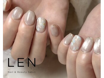 ブールーグリーンフラワー