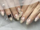 ドット×黒リボン
