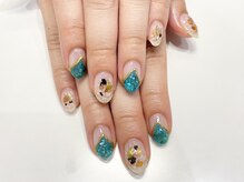 クォーターリゾートネイル(QUARTER RESORT nail)/サンドネイル☆