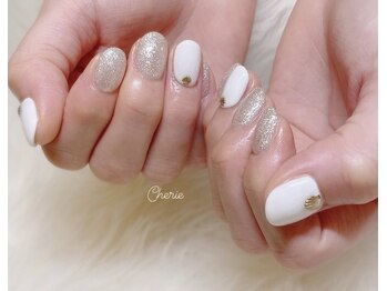 シェリエ(Cherie)/海パーツネイル/white