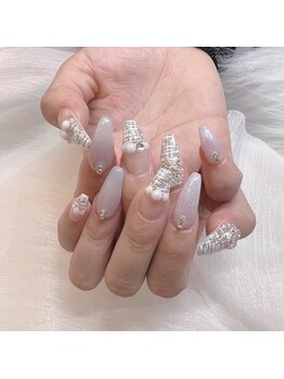 ツイードネイルデザイン