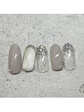 ネイル アンド アイラッシュ フルール 渋谷店/オフィスネイルコース￥6500