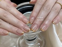 ルレーブ(LE REVE)/ミラーフレンチネイル