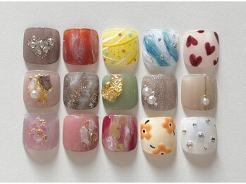 リー 浜松領家店(Ree)/フット1本アート