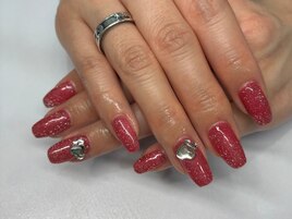 フラッシュでキラキラ