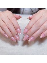 LUMINA Nail Salon 渋谷店/チーク＋マグネットフレンチ