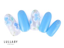 ララバイ 三軒茶屋店(LULLABY)/ブルーフラワーネイル