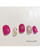 アトリエネイルウニコ (atelier nail unico)/ピンクのキラキラ