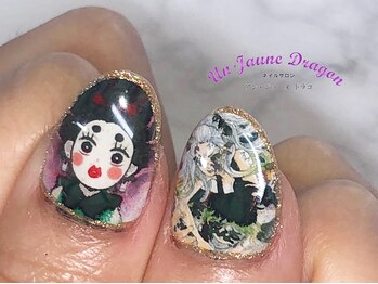 アン ジョーヌドラゴ/【自爪ネイル】プリントネイル