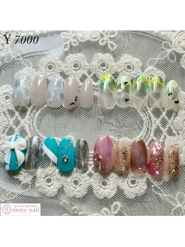 モアネイル(more nail)/5.6月限定の定額デザイン¥7700