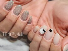 プリンセスネイル(Princess nail)/大人キティー×フラッシュ8,700