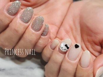 プリンセスネイル(Princess nail)/大人キティー×フラッシュ8,700