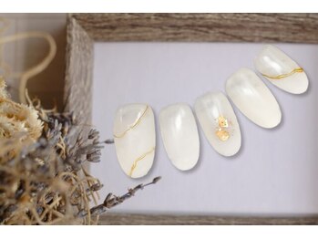 FAST NAIL 春日部店【パラジェル/ジェルネイル専門/定額/マグネット/フットネイル】/フット 海ネイル 【11921】