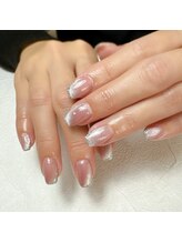 ソウル ネイルアートギャラリー(Sol Nail Art Gallery)/マグネット×先端ラメ