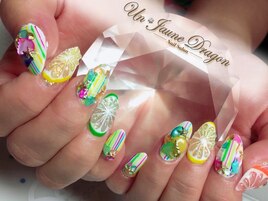 ビタミンカラー☆フルーツネイル