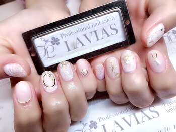 プロフェッショナル ネイルサロン ラヴィアス(LAVIAS)/【ジェル】ブライダルコーデ