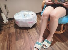 プレデト(PreDeto)/重金属デトックスマシン施術準備