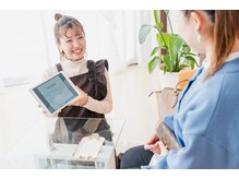 グロウ バイ フェイシャルデザイン アンド アイ(GROW)/お会計&次回のご予約