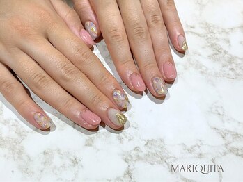 ネイルサロン マリキータ(MARIQUITA)/春/ニュアンス/持ち込み/ピンク