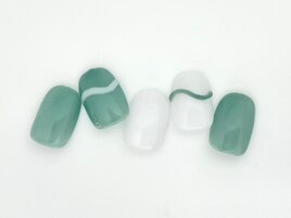 Bコース5200円ショートネイル