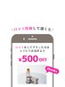 【口コミ投稿限定クーポン】　500円引きまたはパック