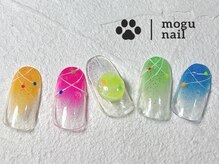 モグネイル(Mogunail)/夏ネイル/風船ネイル