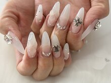 ミエルドビジューネイル(Miel de Bijou NAIL)/スカルプ/ロングネイル/長さ出し