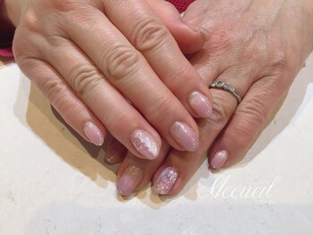 アクイユ 銀座店(ACCUEIL)/キラキラ桜ネイル