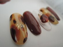 ネイルズ ビー 南昭和町本店(Nail's be)/ヒョウ柄ネイル