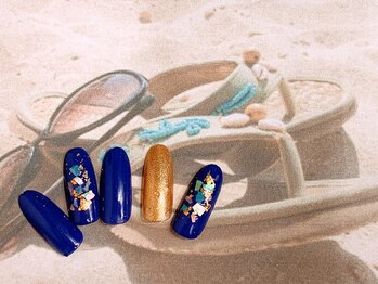 ネイルサロン&スクール ジーナ(GINA)/サマーブルー♪