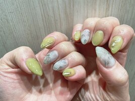 大理石×グリーン