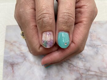 ネイル サロン ヴェレッド(Nail Salon VERED)/紫陽花ネイル