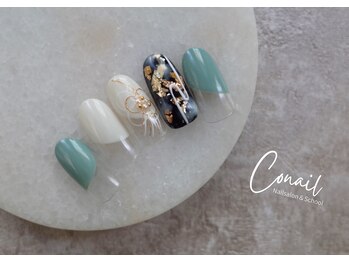 コーネル(CONAIL)/《90分B》水引きネイル