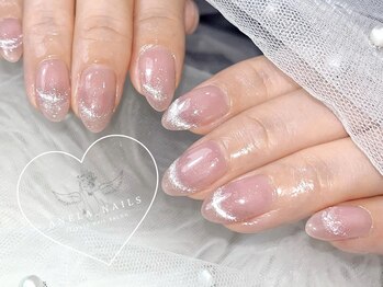 アネラ ネイルズ(Anela_nails)/マグネットフレンチ