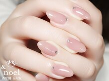 ノエル(Noel)/オフィスクリアピンクネイル