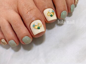 ルラネイル(lula nail)の写真/【足元から気分UP】定額サンプル多数★夏に向けて足元もトレンドのネイルに♪フットバス◎お仕事帰りもOK★
