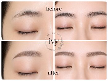 アイビー(ivy)の写真/骨格診断で似合わせデザイン貴方に似合う【美眉】をご提供☆《丁寧×高技術》で眉毛のお悩みを解消します！