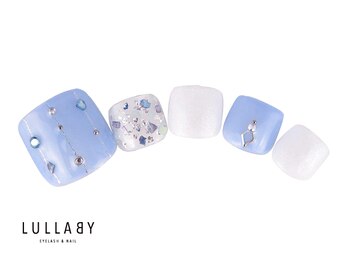 ララバイ 三軒茶屋店(LULLABY)/クリアブルーシェルネイル