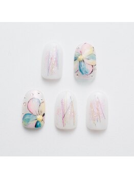 イーデザイン ネイル(E.design.Nail)/ERIKA指名限定デザイン¥7780~