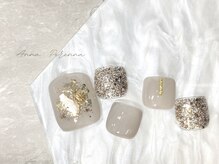 アンナペレンナ 横浜中山店(Anna Perenna)/【フット】ベージュニュアンス