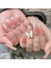 サロンアール(salon R)/チークネイル♪♪