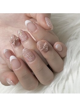 バベル 新町店(Babel)/ツイードネイル　¥8000~