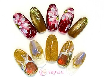 津田沼ネイルサロン サパラ(sapara)/プラチナ定額☆￥6,899　100種☆