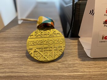 青梅やわらか整体/東京マラソン2026完走記念メダル